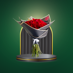 Bouquet 50 Rosas Scarlet –  COD. 529