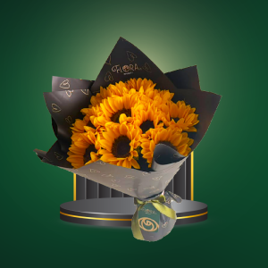 Bouquet 10 Girasoles Summer Smile - COD. 574