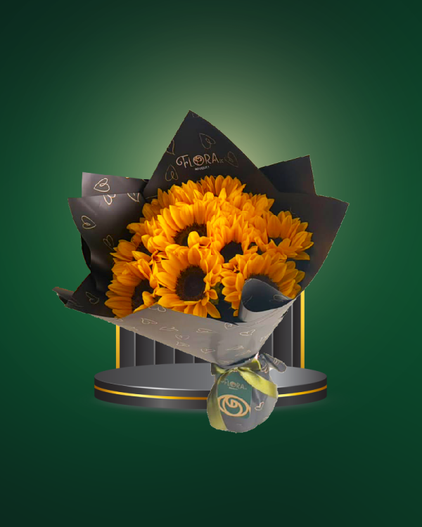 Bouquet 10 Girasoles Summer Smile - COD. 574