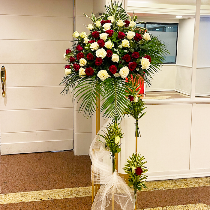Pedestal Floral - COD. 615