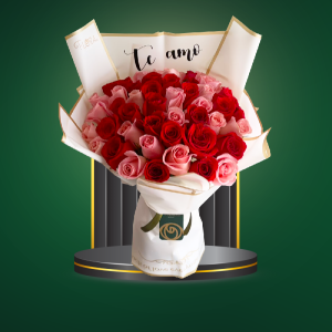 Bouquet 50 Rosas Vivis -  COD. 644