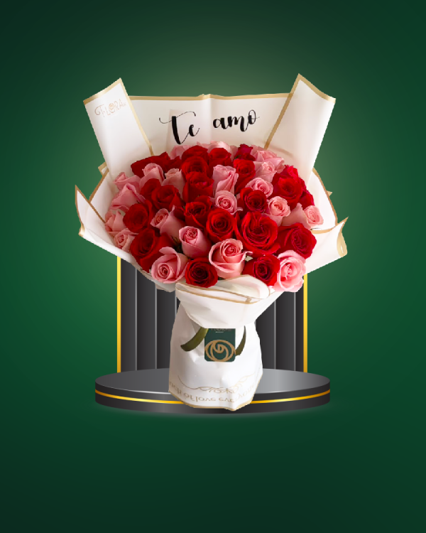 Bouquet 50 Rosas Vivis -  COD. 644