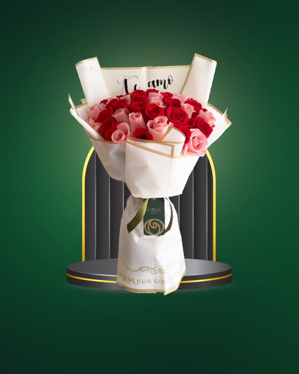 Bouquet 50 Rosas Vivis -  COD. 644